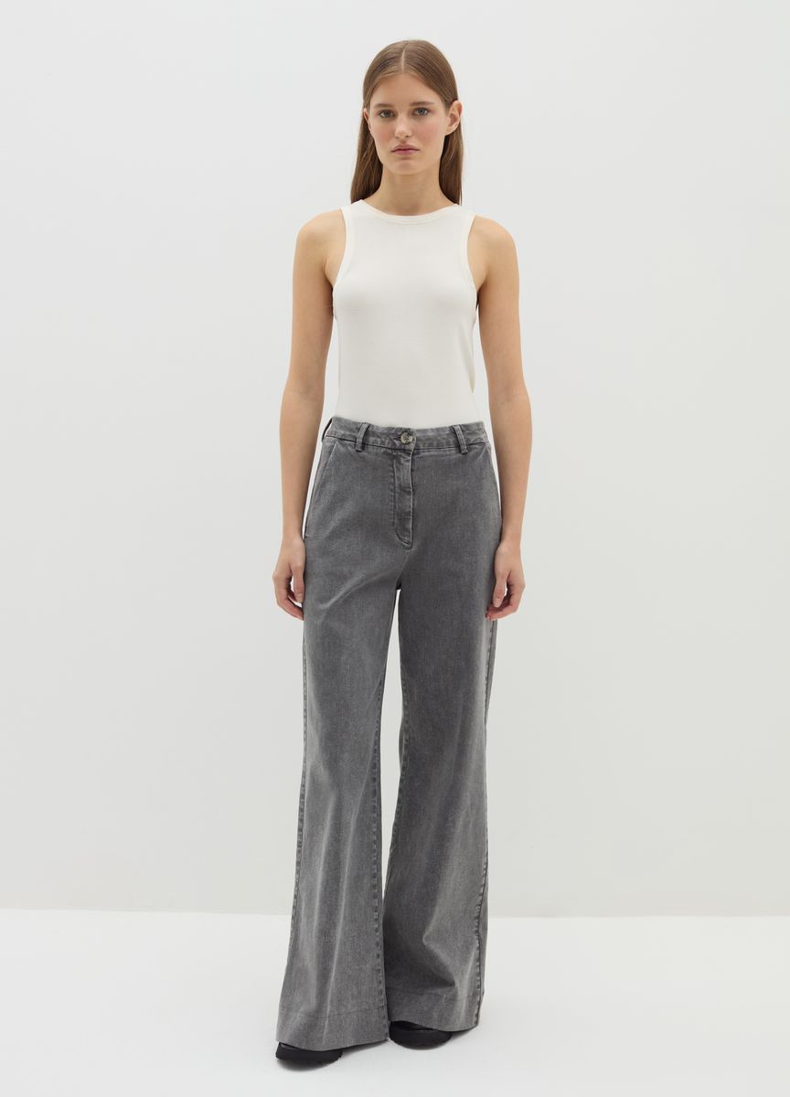 Klassische Hose mit geradem Bein