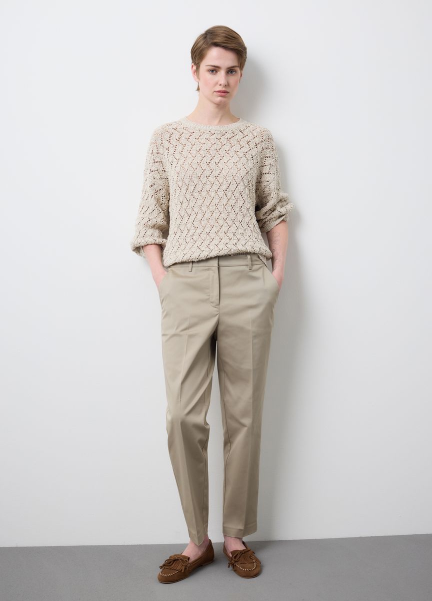 Klassische Hose mit geradem Bein