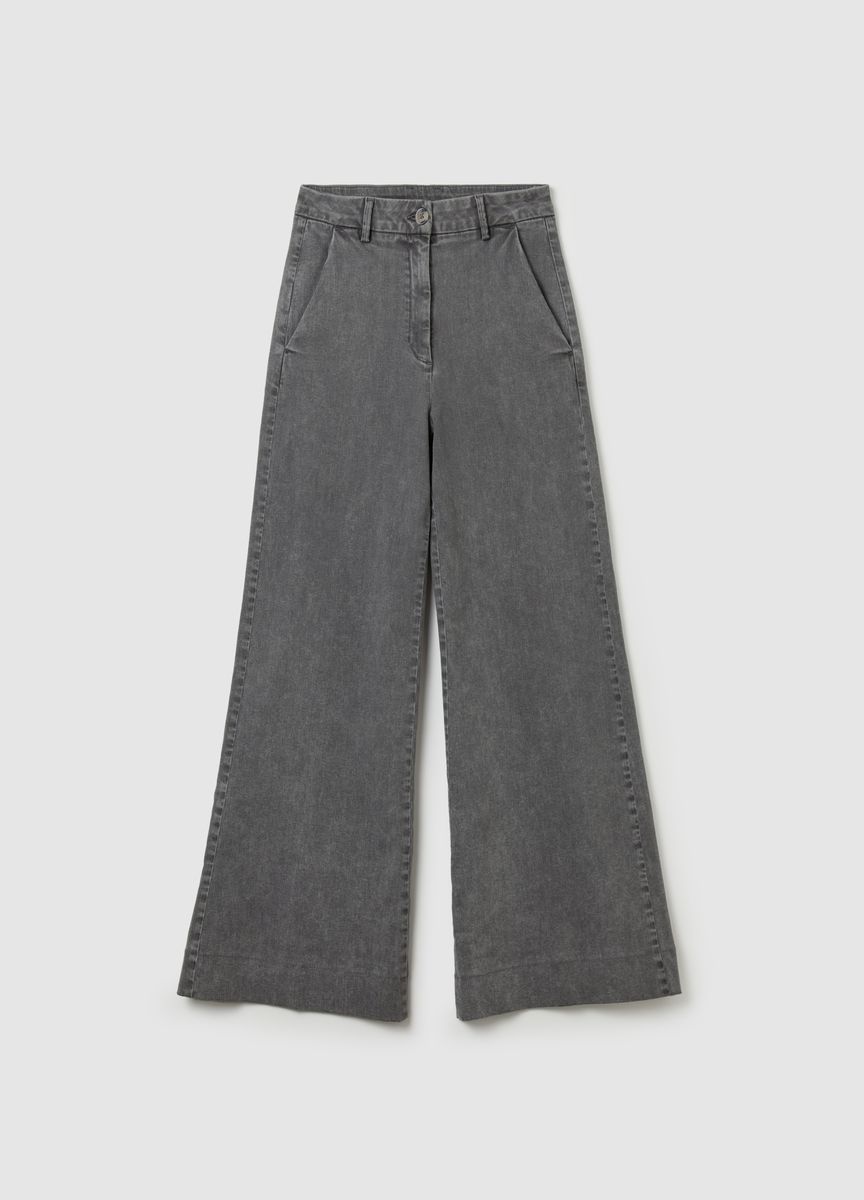 Klassische Hose mit geradem Bein