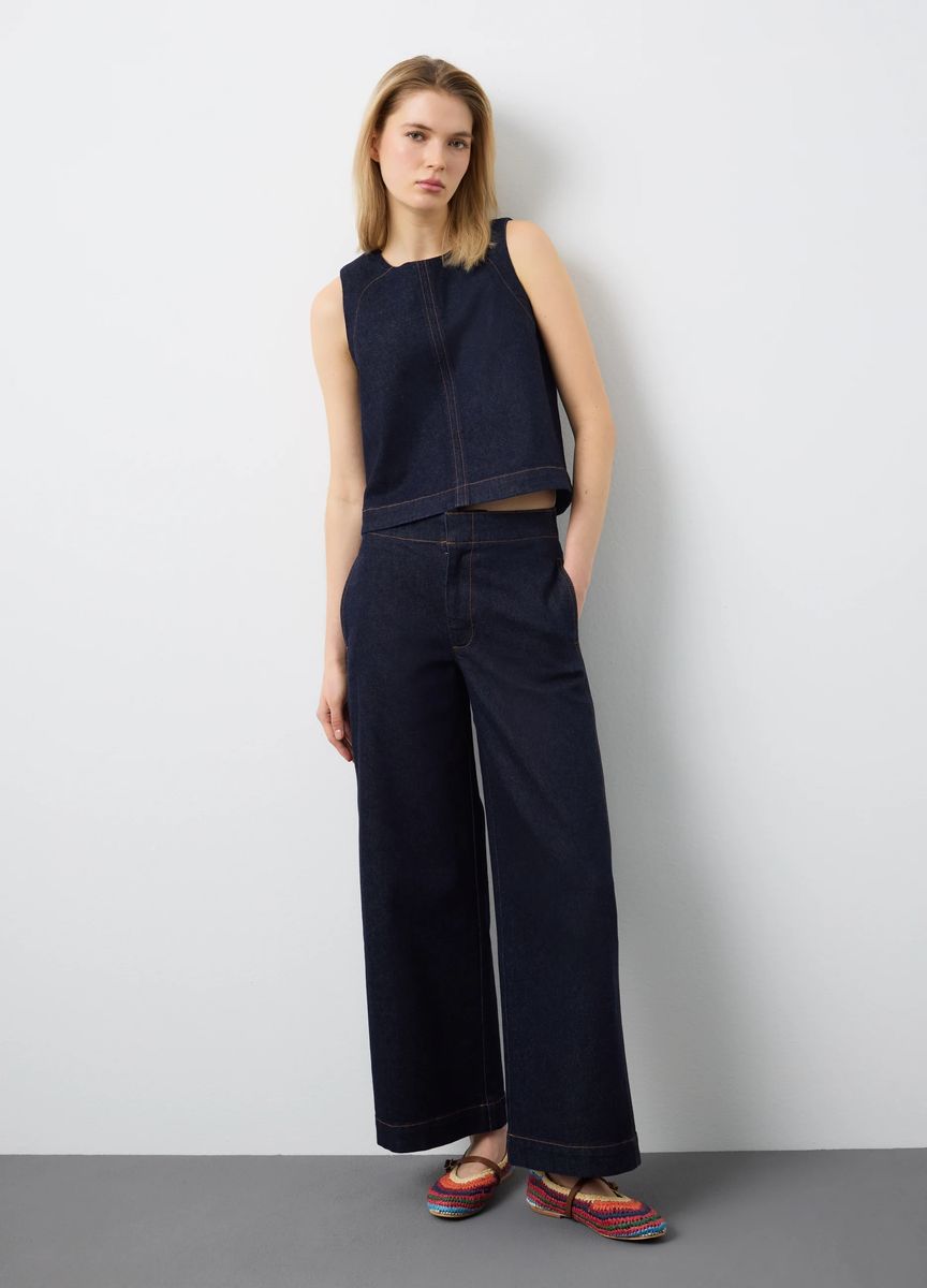 Klassische Hose mit geradem Bein