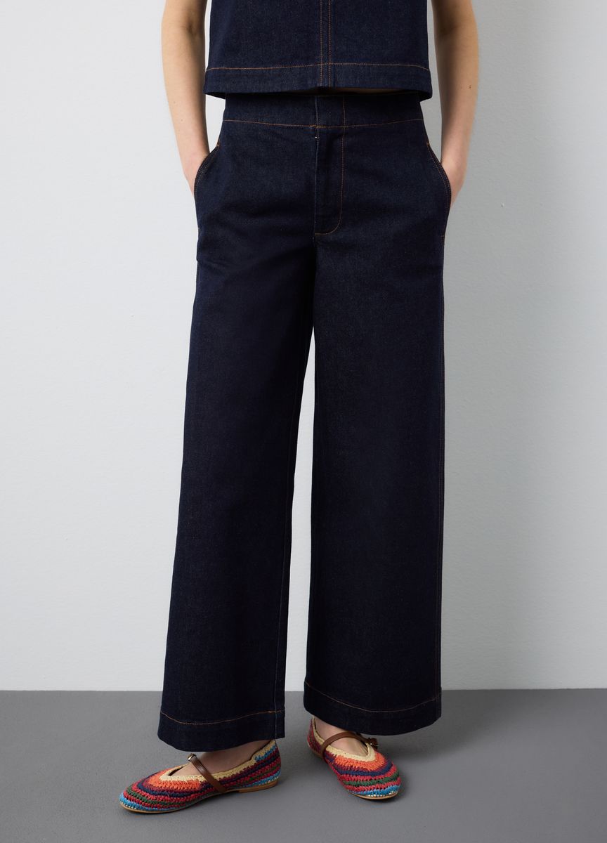 Klassische Hose mit geradem Bein