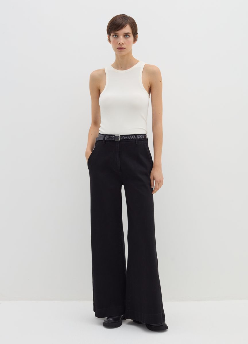 Klassische Hose mit geradem Bein