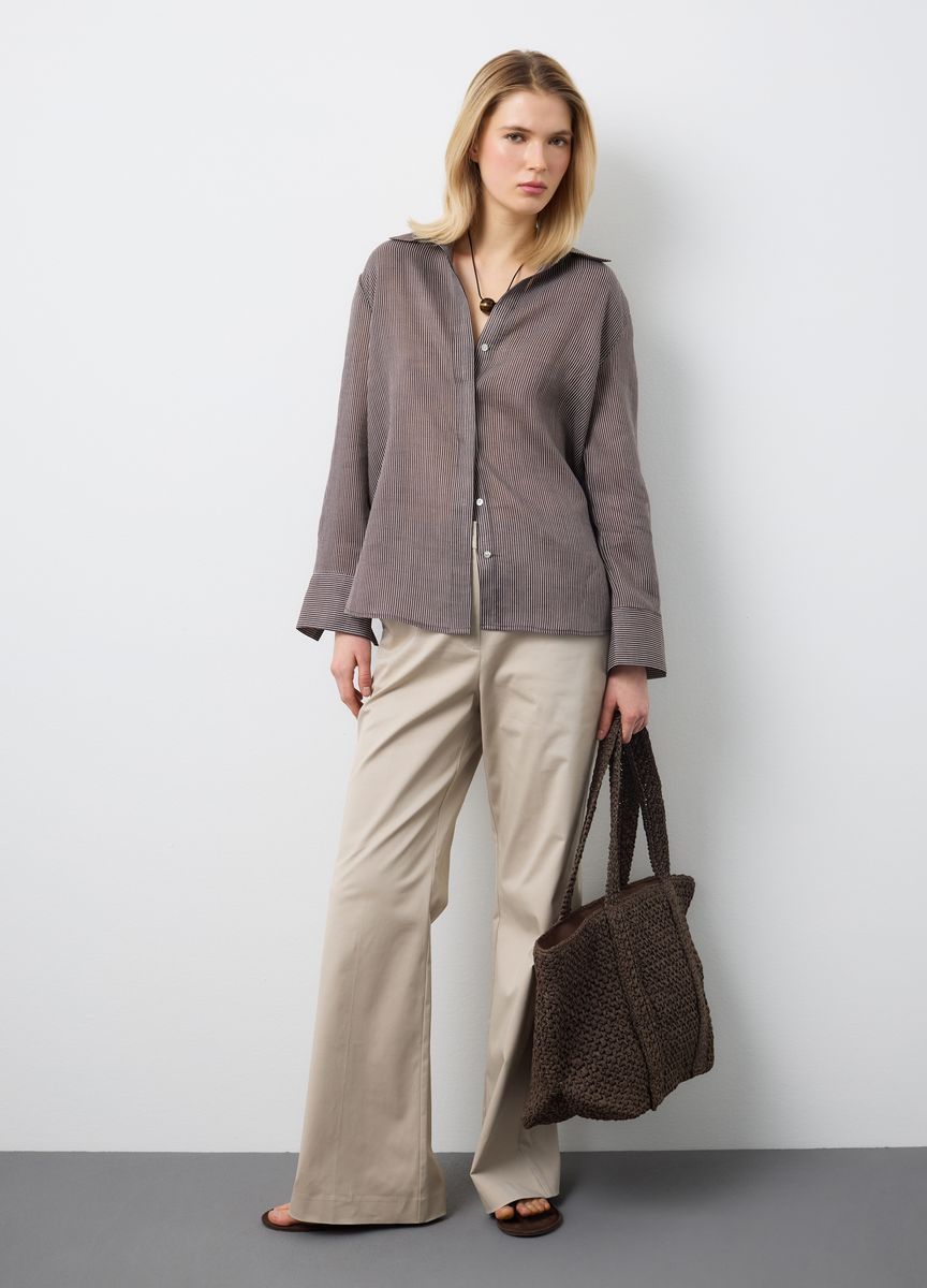 Klassische Hose mit geradem Bein