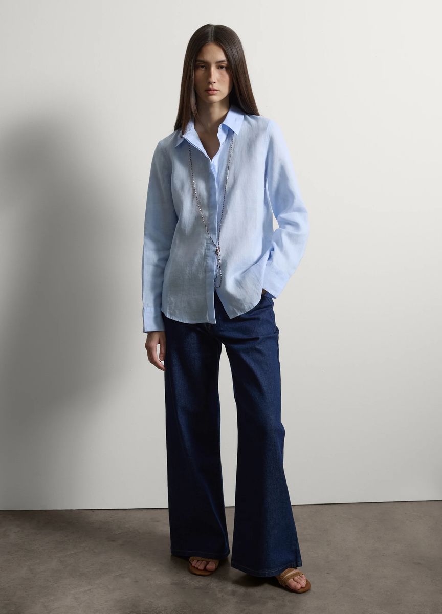 Klassische Hose mit geradem Bein