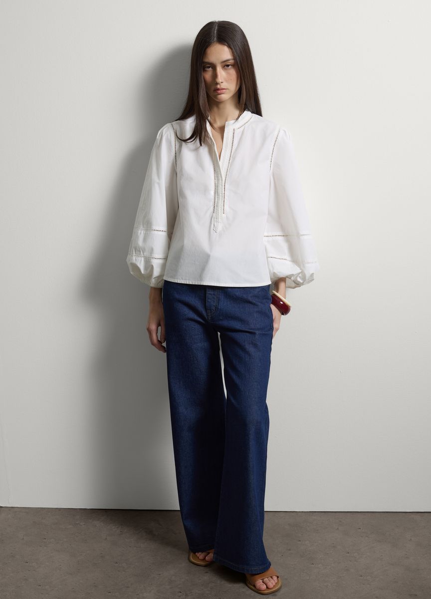 Klassische Hose mit geradem Bein