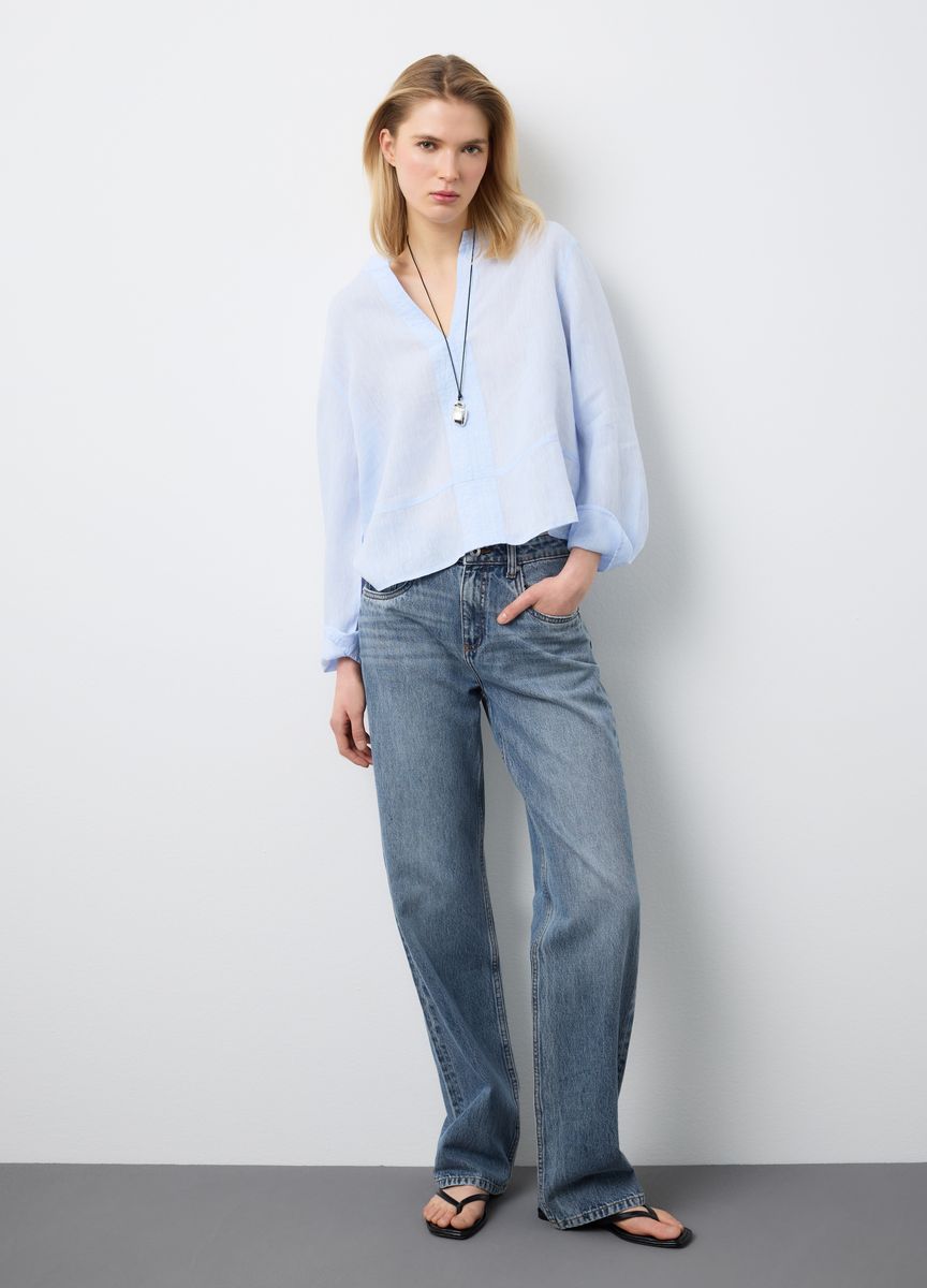 Klassische Hose mit geradem Bein