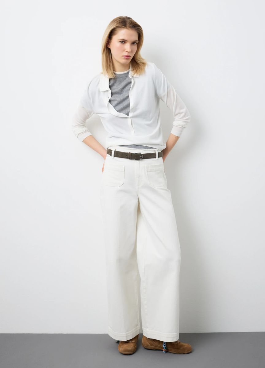 Klassische Hose mit geradem Bein
