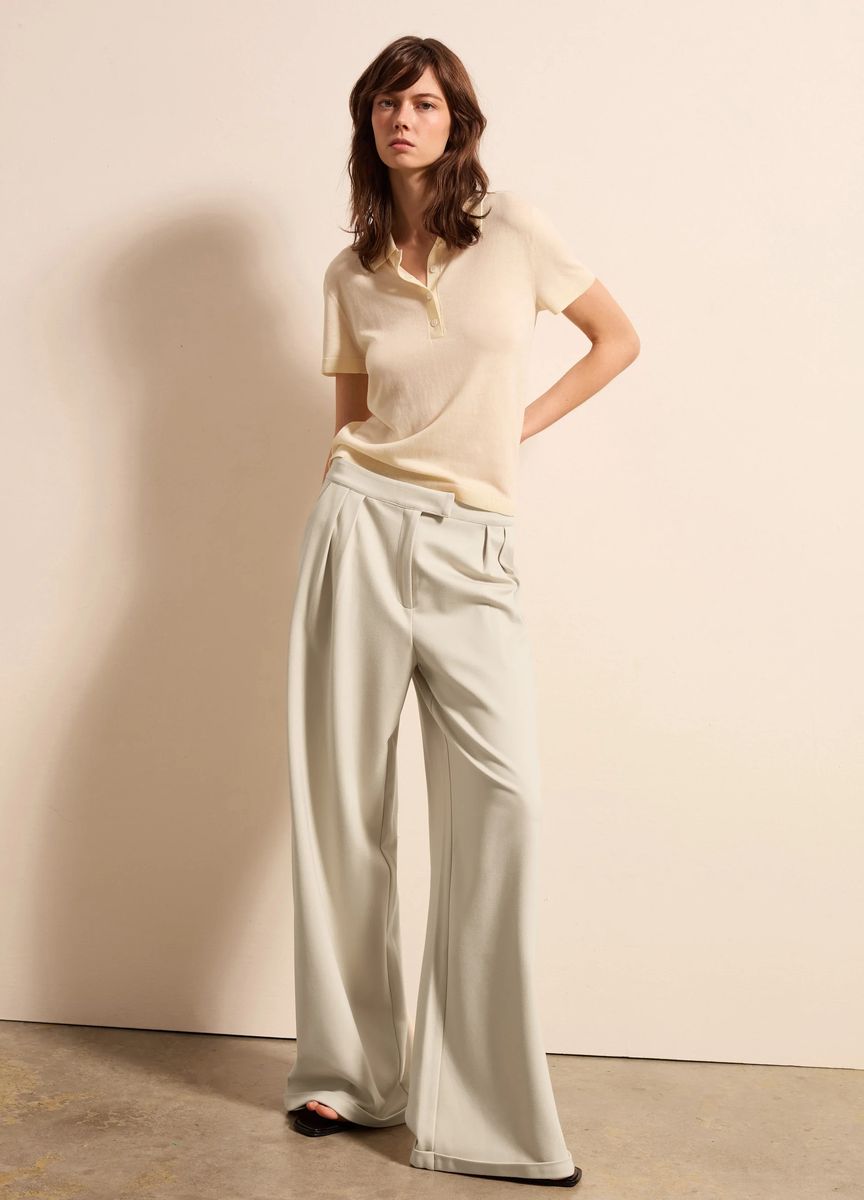 Klassische Hose mit geradem Bein