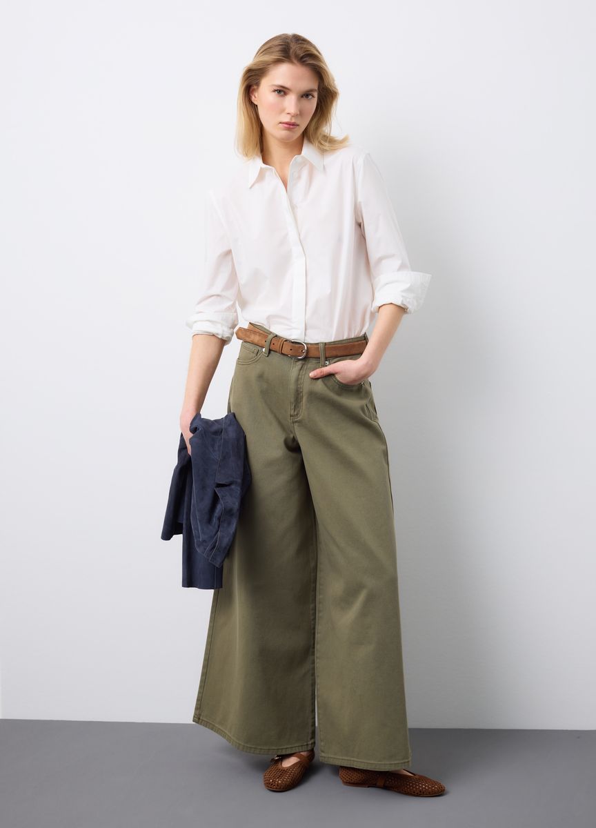 Klassische Hose mit geradem Bein