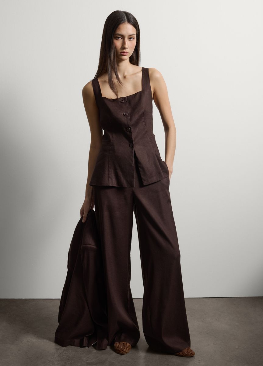 Klassische Hose mit geradem Bein