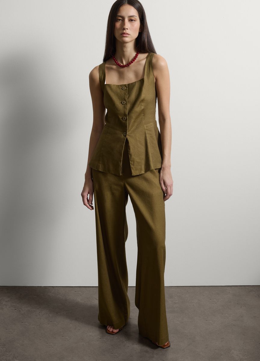 Klassische Hose mit geradem Bein