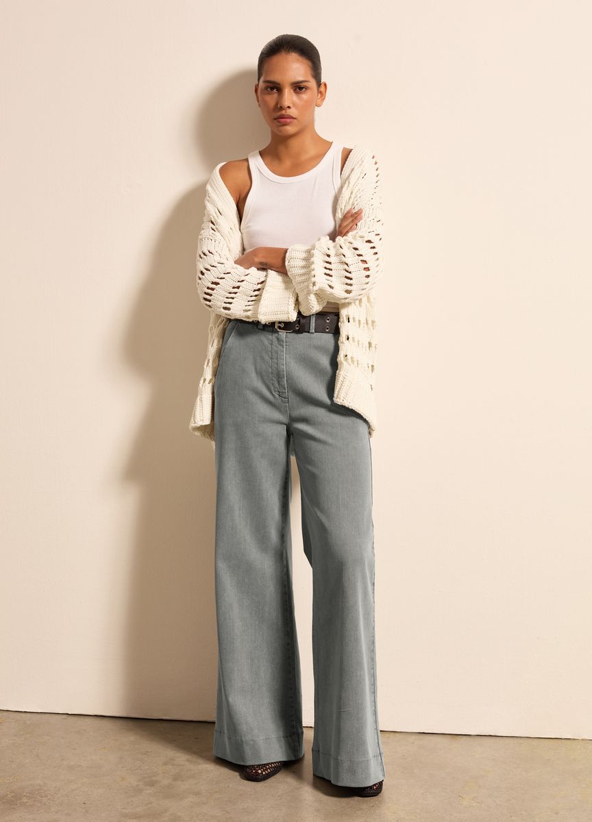 Klassische Hose mit geradem Bein