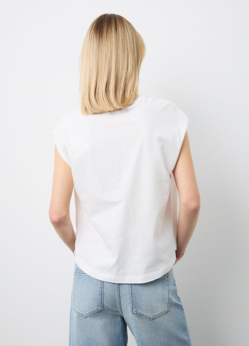 Modernes, kastenförmiges Crop-Top