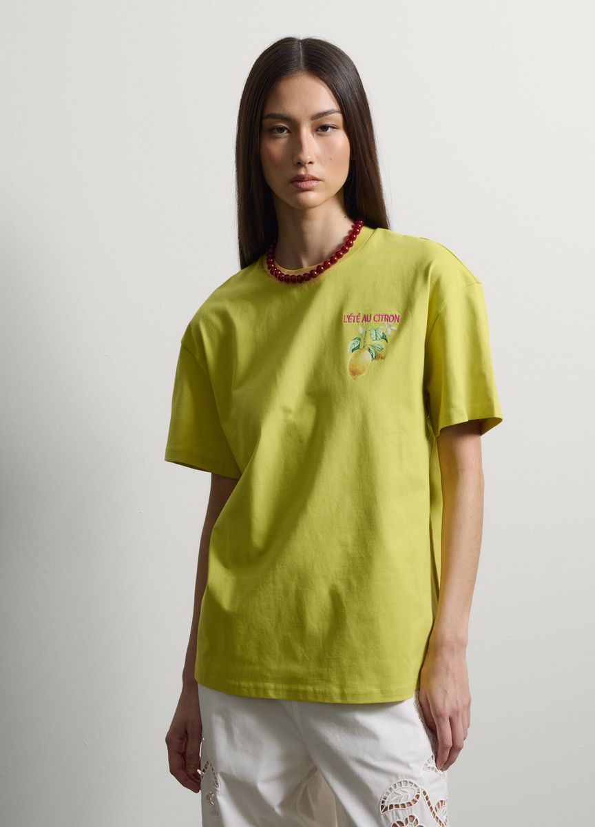 Modernes, kastenförmiges Crop-Top