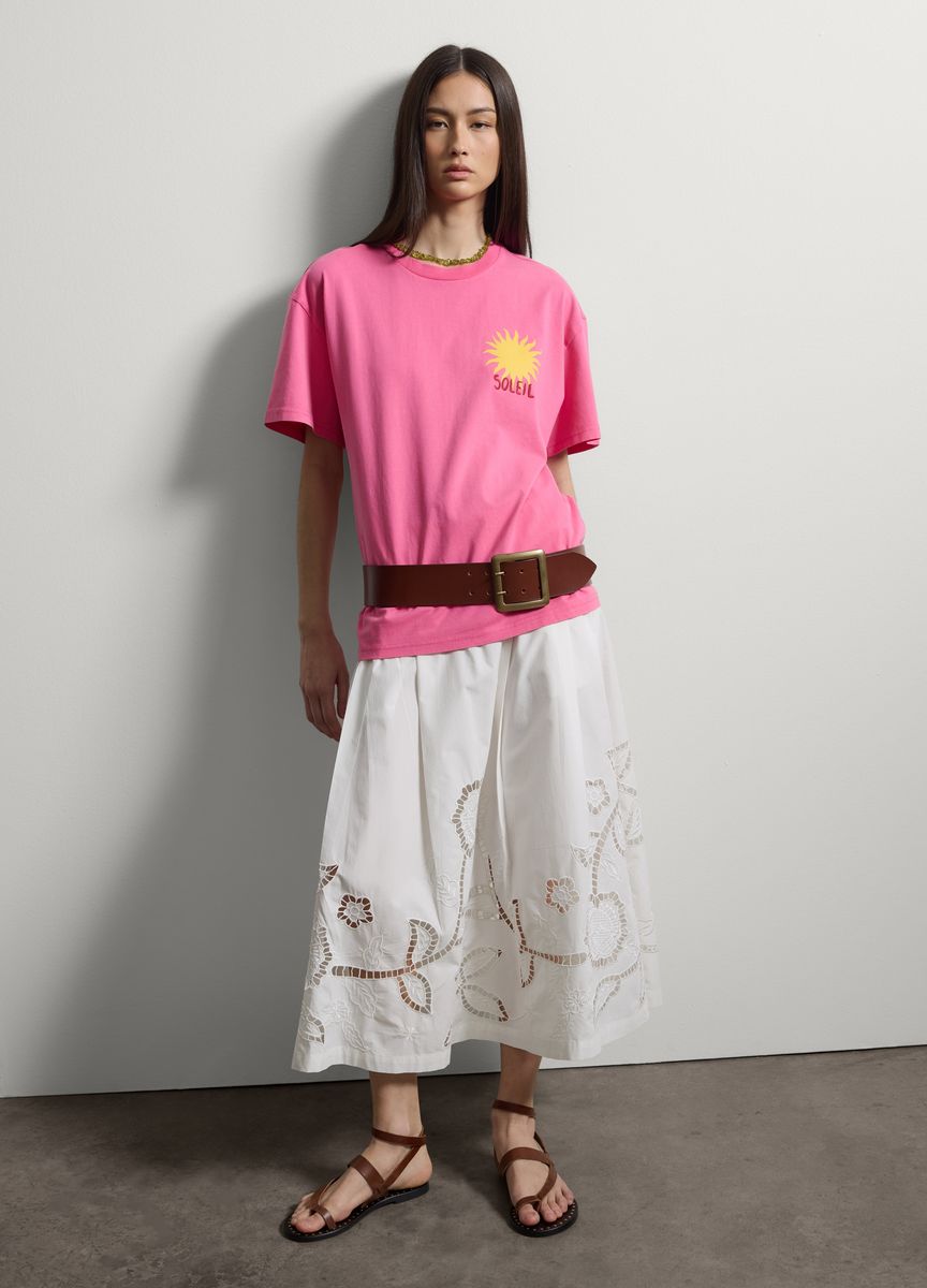 Modernes, kastenförmiges Crop-Top