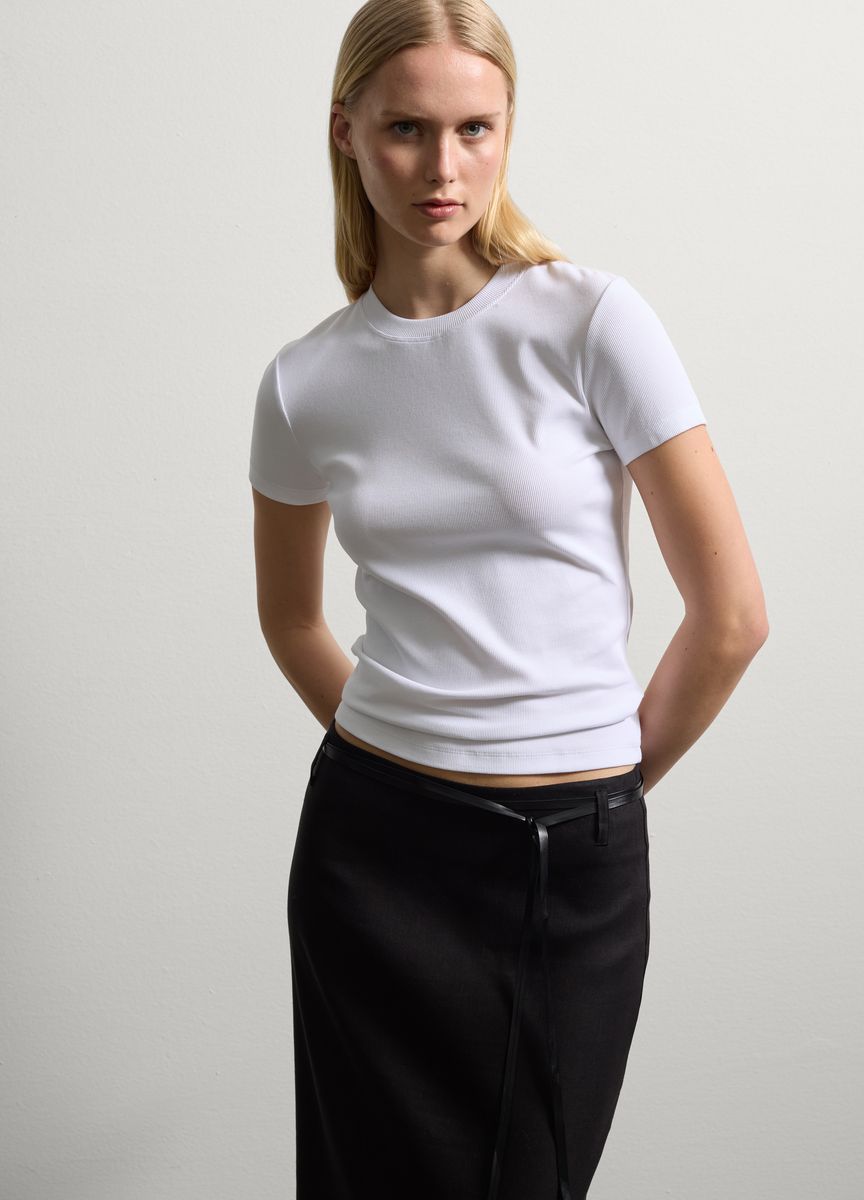 Modernes, kastenförmiges Crop-Top