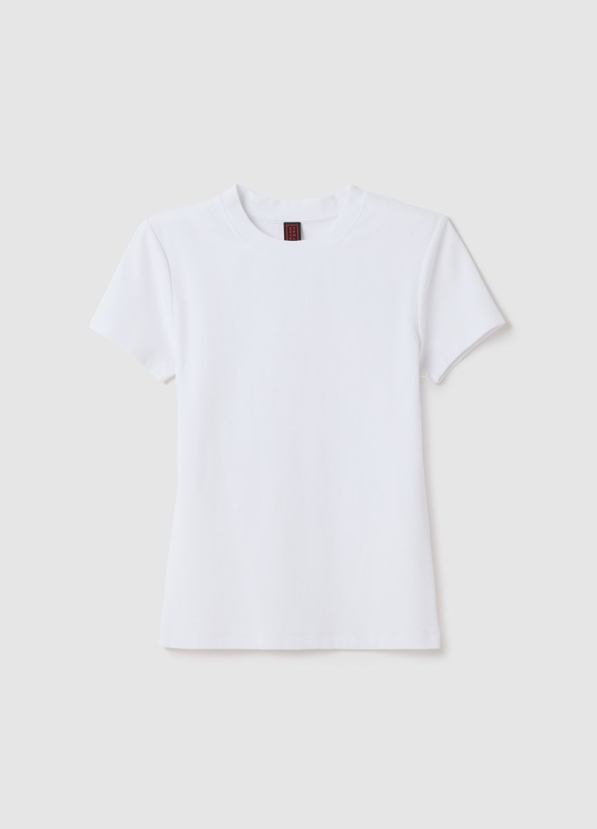 Modernes, kastenförmiges Crop-Top