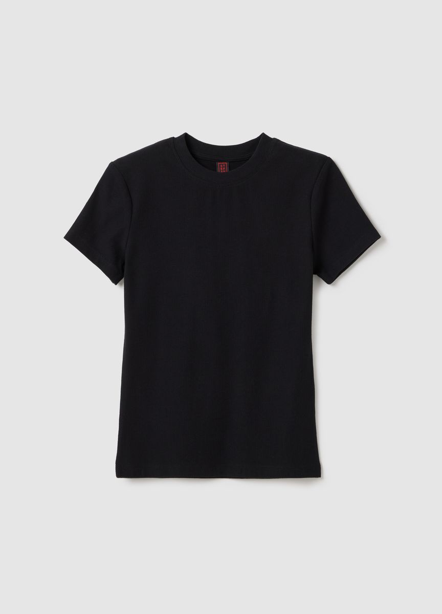 Modernes, kastenförmiges Crop-Top