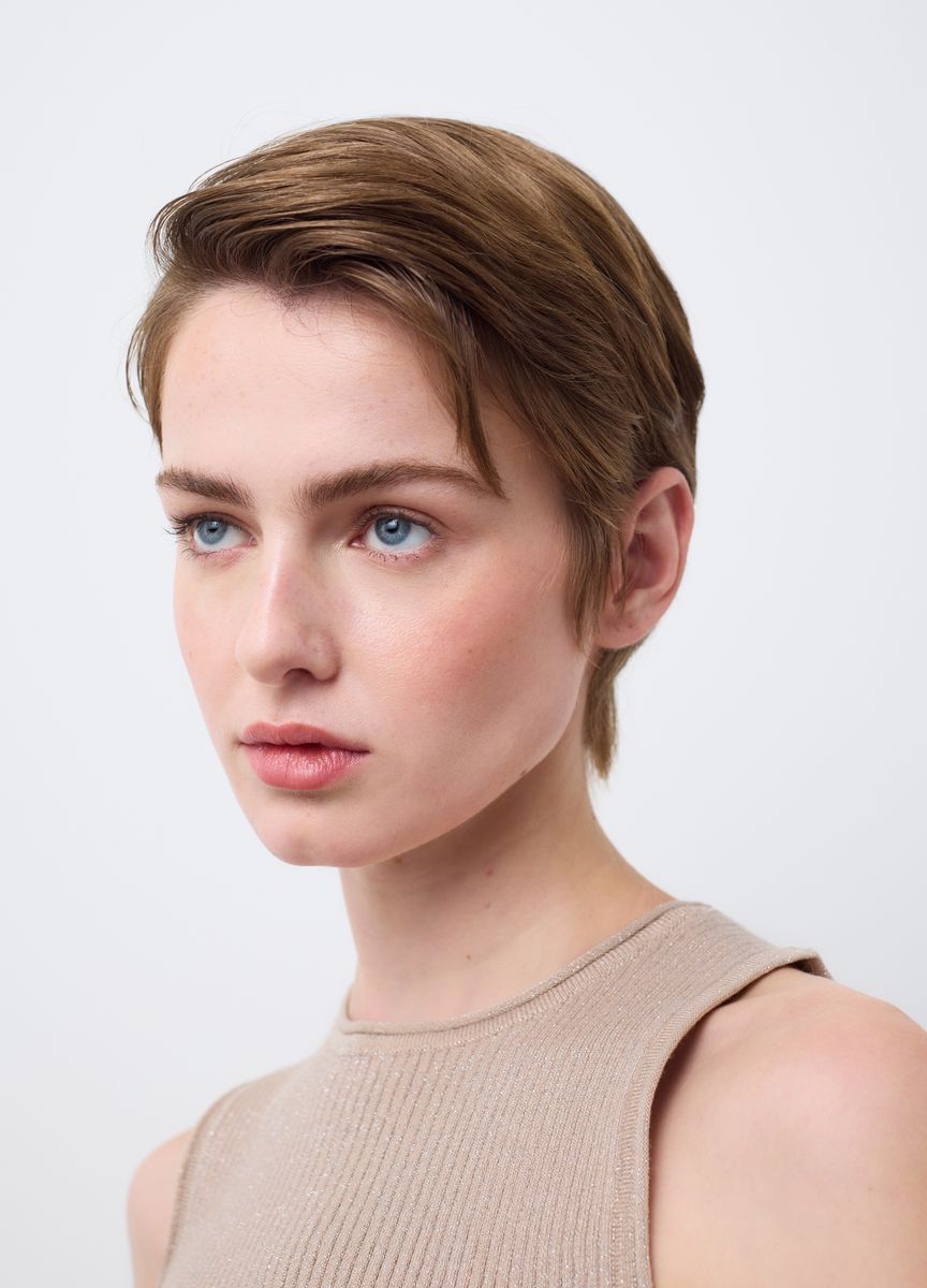 Modernes, kastenförmiges Crop-Top