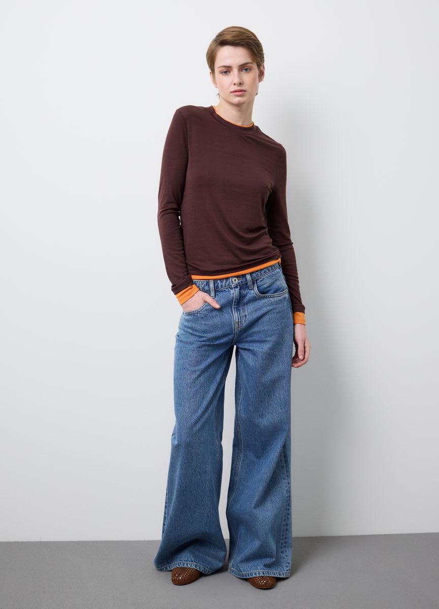 Modernes, kastenförmiges Crop-Top