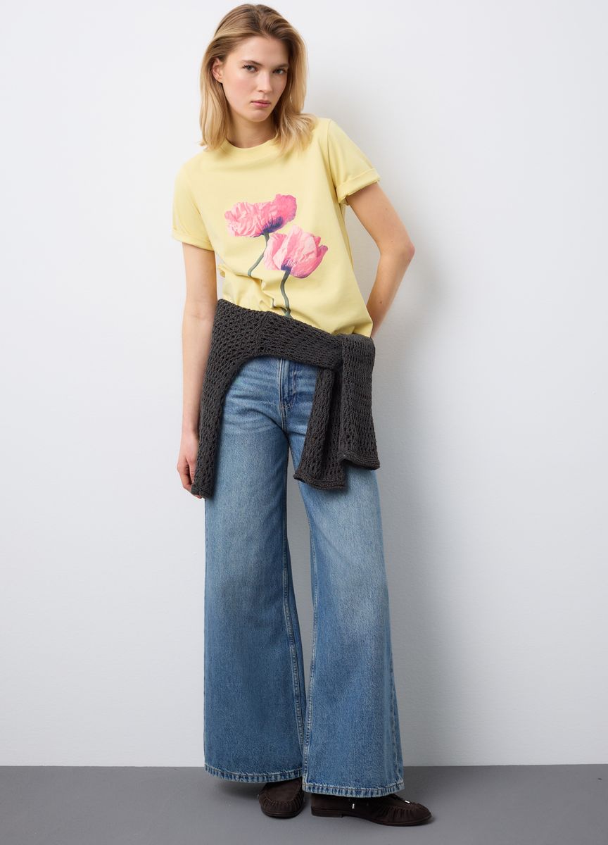 Modernes, kastenförmiges Crop-Top