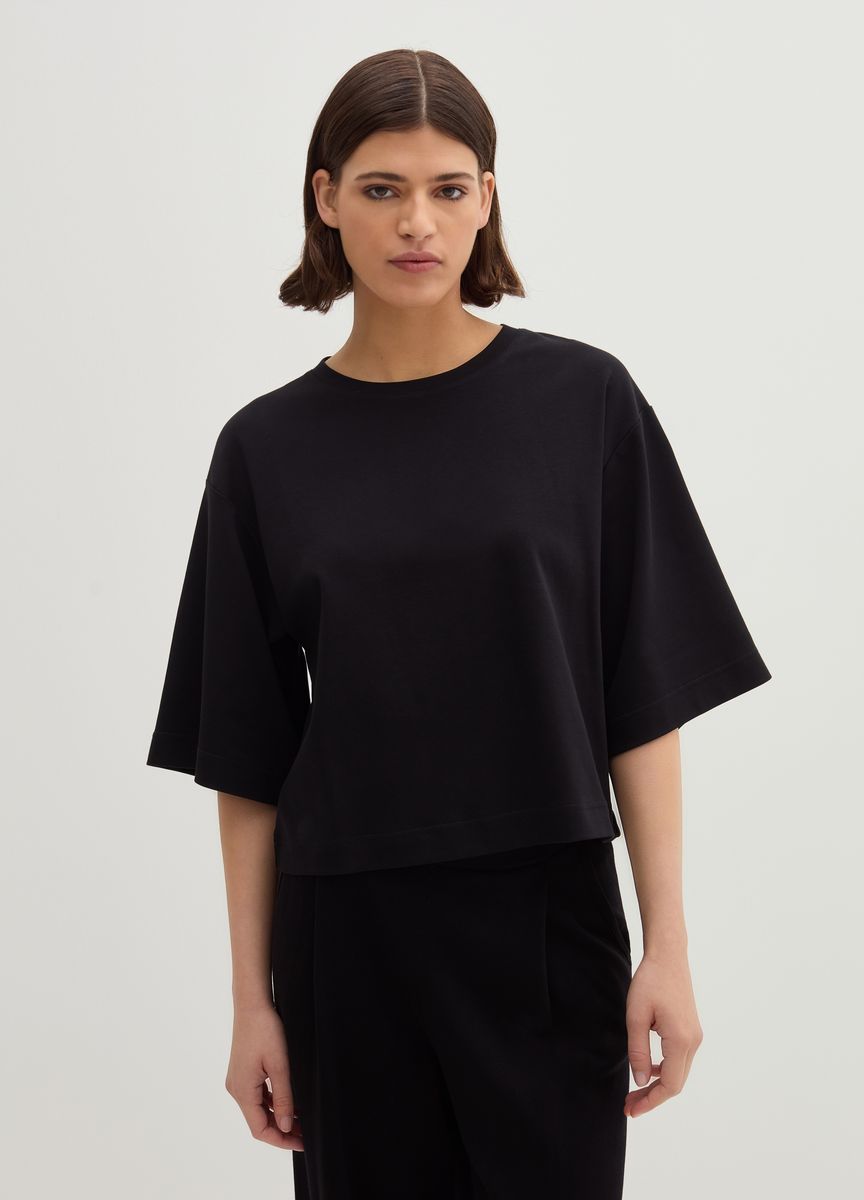 Modernes, kastenförmiges Crop-Top