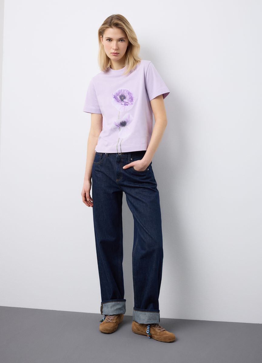 Modernes, kastenförmiges Crop-Top