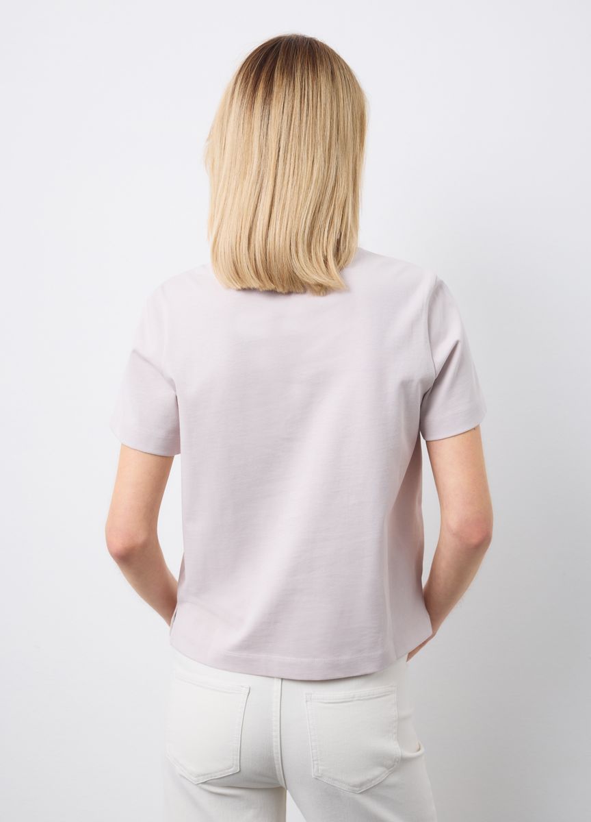 Modernes, kastenförmiges Crop-Top