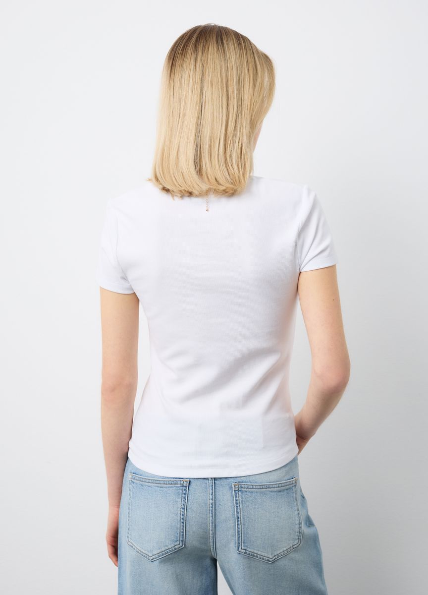 Modernes, kastenförmiges Crop-Top
