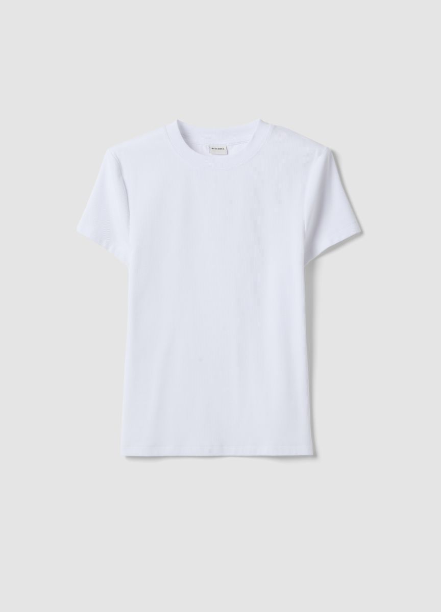 Modernes, kastenförmiges Crop-Top