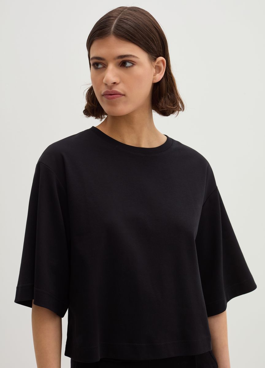 Modernes, kastenförmiges Crop-Top
