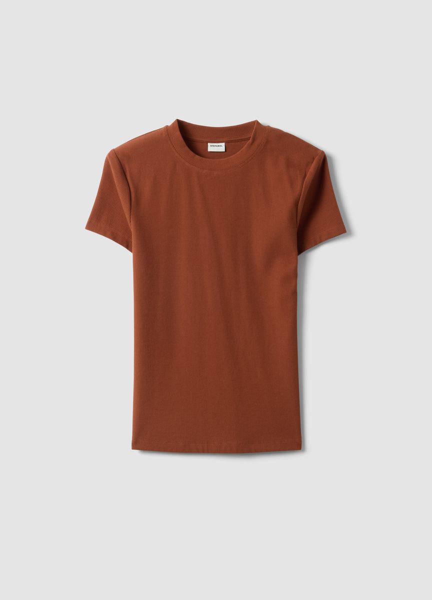 Modernes, kastenförmiges Crop-Top