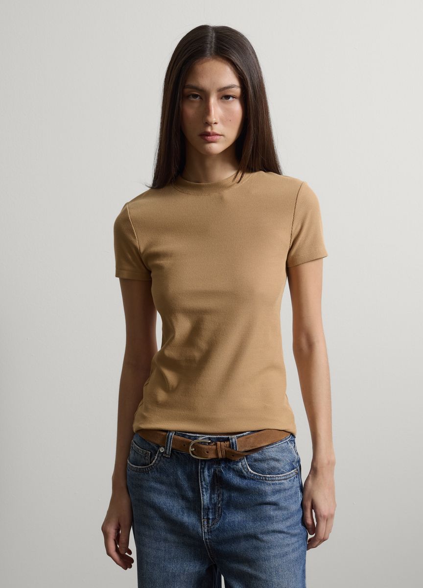Modernes, kastenförmiges Crop-Top