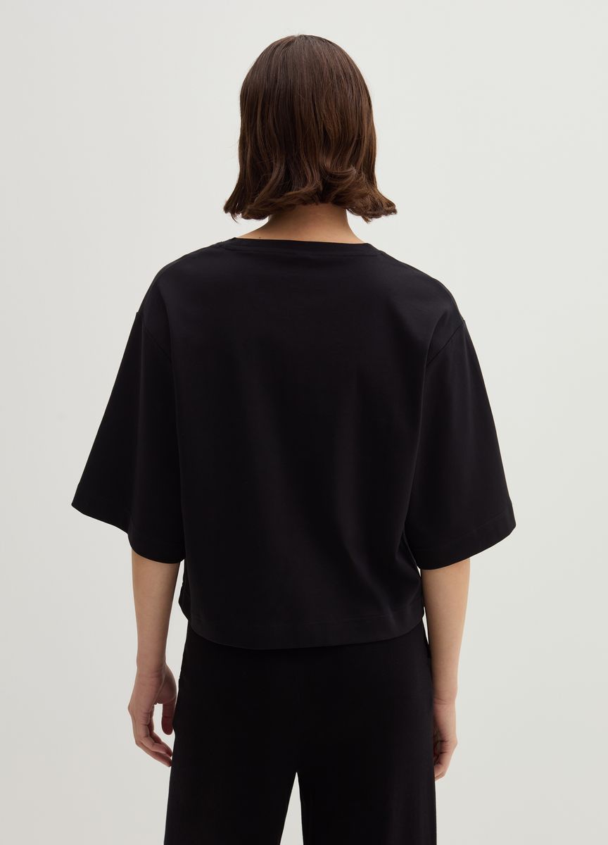 Modernes, kastenförmiges Crop-Top