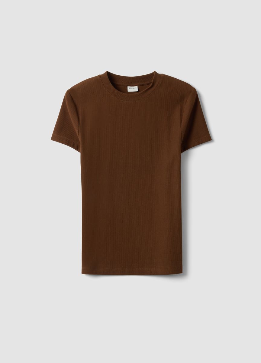 Modernes, kastenförmiges Crop-Top