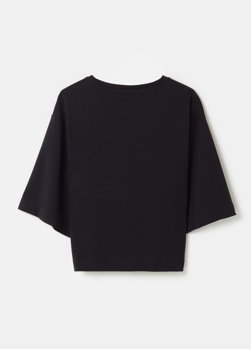 Modernes, kastenförmiges Crop-Top