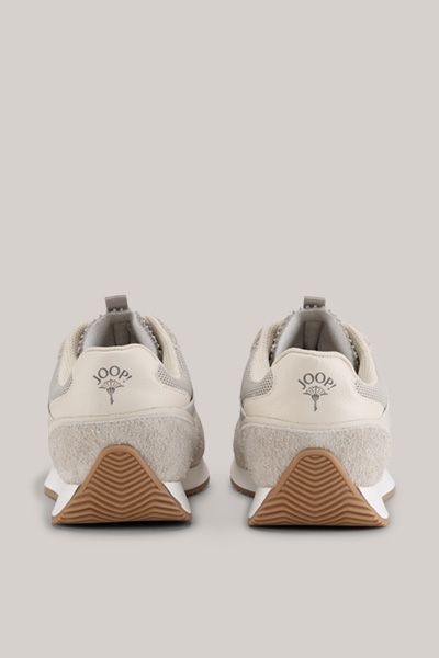 Retro-Laufschuhe aus Wildleder und Mesh