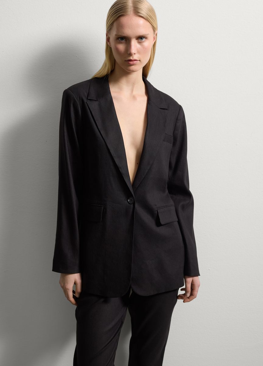 Tailored Einreihiger Blazer Jacke