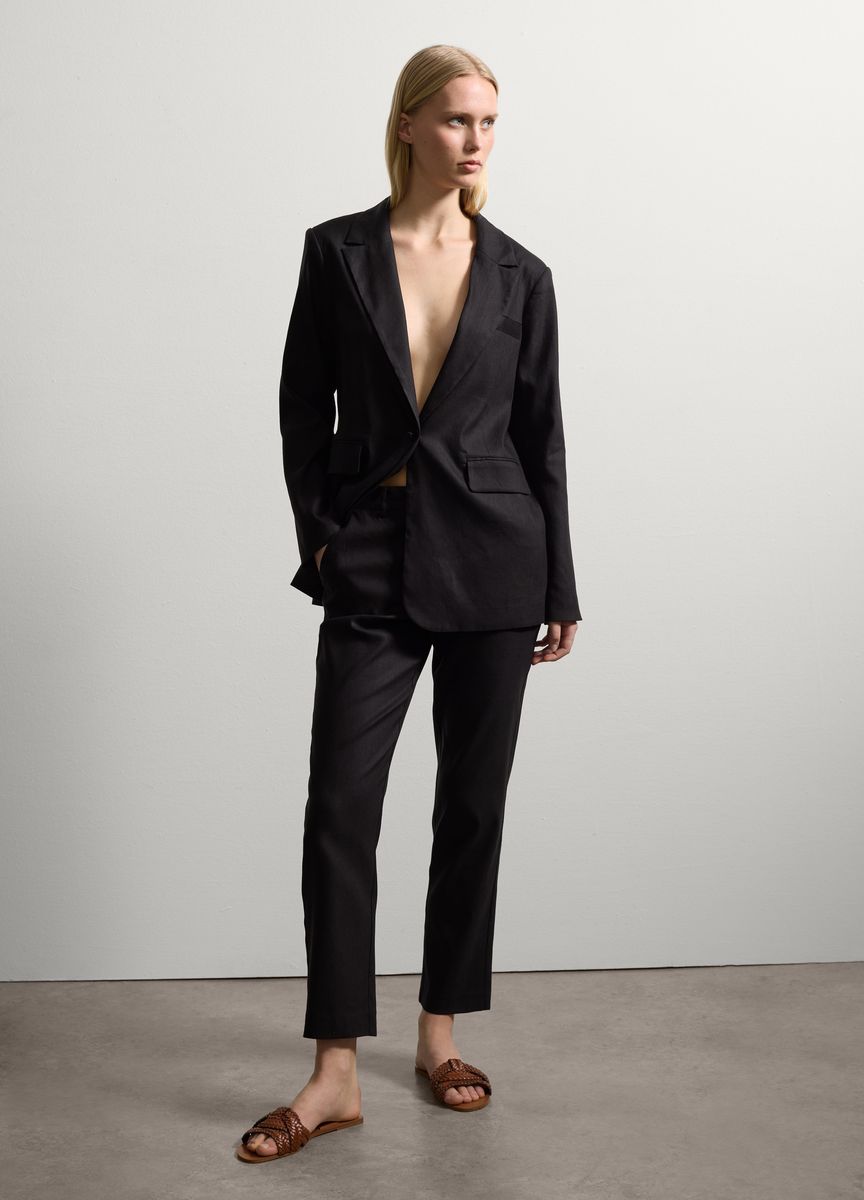 Tailored Einreihiger Blazer Jacke