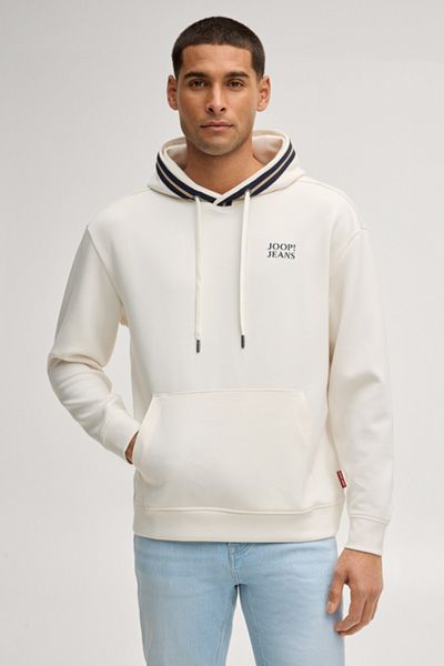 Lässiger Off-White Hoodie mit Logo