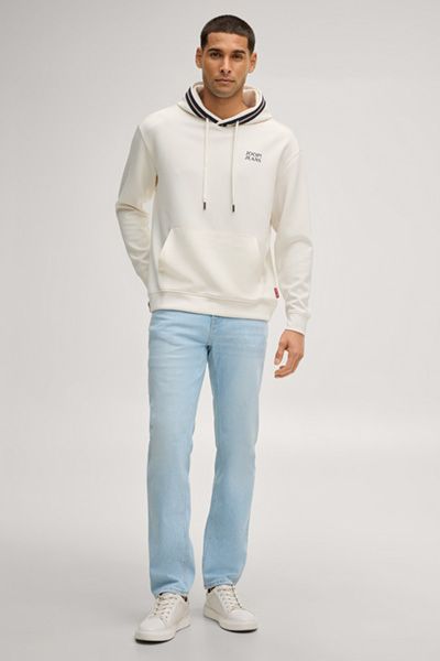 Lässiger Off-White Hoodie mit Logo