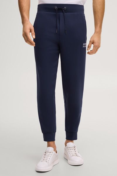 Marineblaue Jogginghose aus Baumwollmischung
