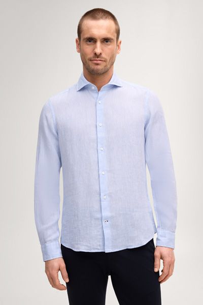 Leinen-Hemd Pai in Hellblau