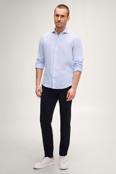 Leinen-Hemd Pai in Hellblau