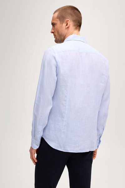 Leinen-Hemd Pai in Hellblau