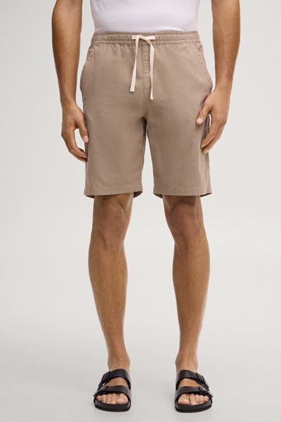 Lässige Shorts mit Kordelzug aus Leinenmischung