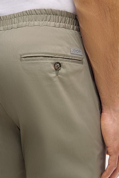 Hellgrüne Bundfalten Stoffhose