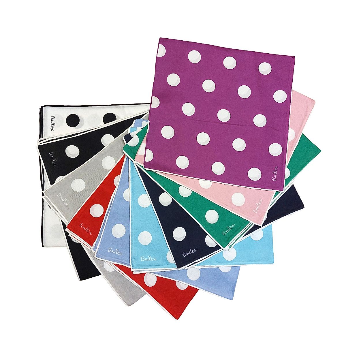 Gepunktetes Seiden-Nickituch