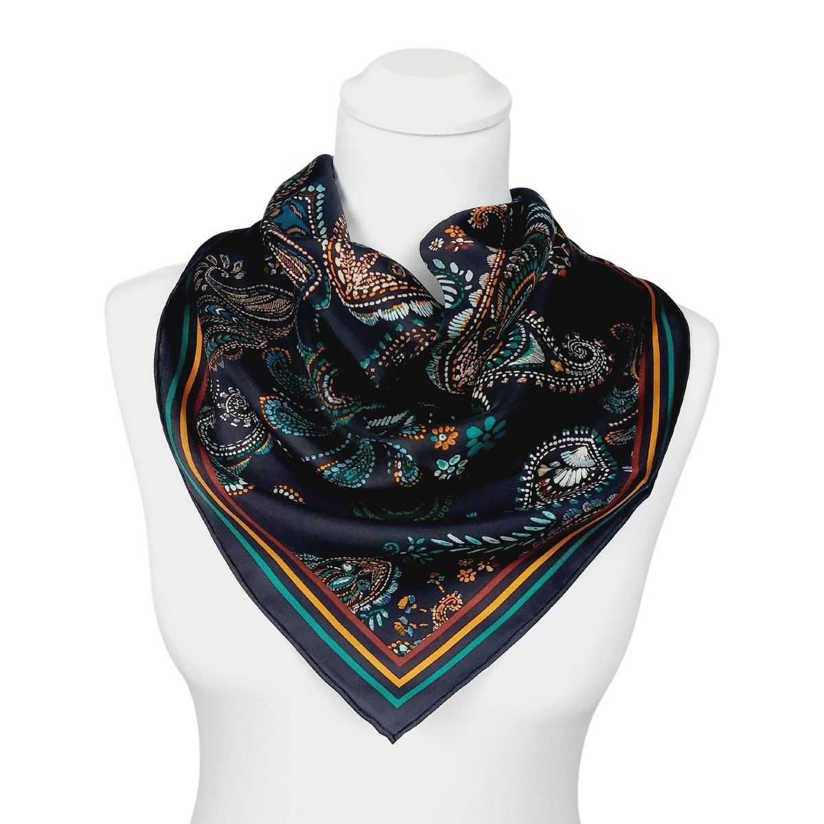 Quadratisches Paisley-Seidentuch