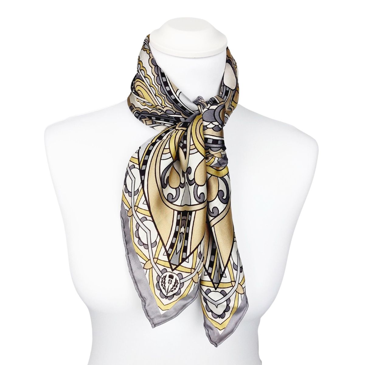 Elegantes Paisley Seiden Halstuch